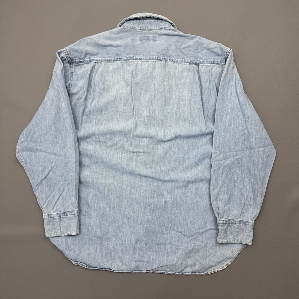 Vintage Guess Denim Jean Button Shirt - Picture 2 of 8